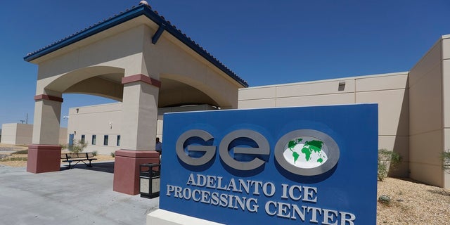 Another view of the Adelanto facility. (AP Photo/Chris Carlson)