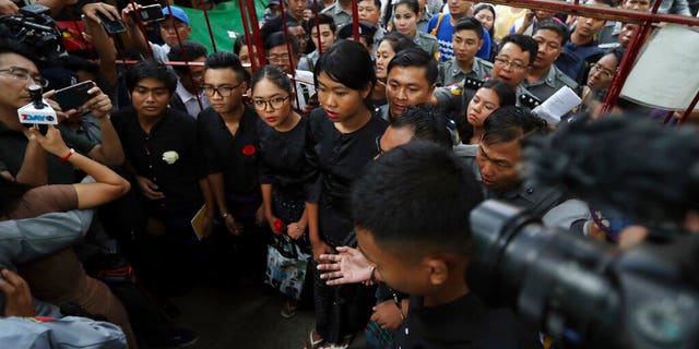 Members of Student Union and leaders of Peacock Generation