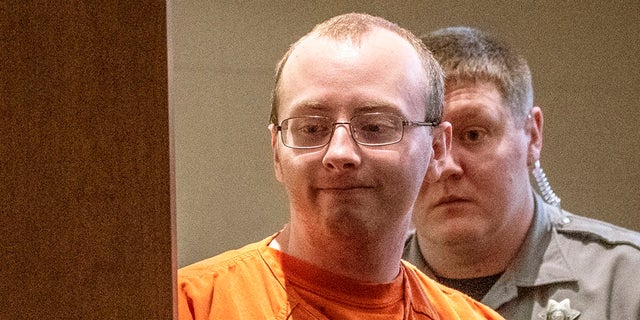 Jake Patterson appears in Barron County Circuit Court in Barron, Wis. this past February. (T'xer Zhon Kha/The Post-Crescent via AP, Pool, File)