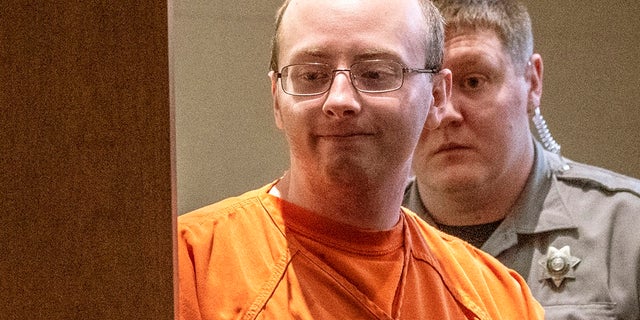 Jake Patterson appears in Barron County Circuit Court in Barron, Wis. this past February. (T'xer Zhon Kha/The Post-Crescent via AP, Pool, File)