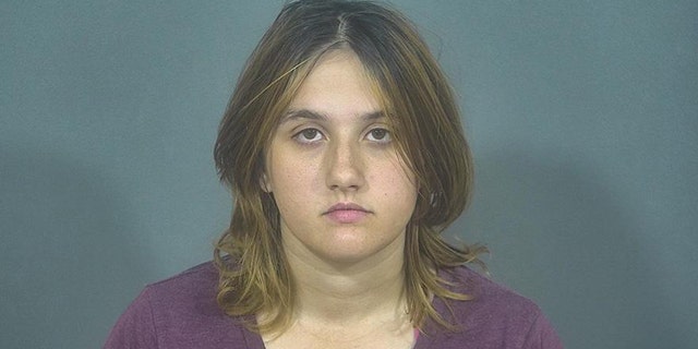 Alexis Hill, pictured, was booked into jail on Oct. 10 for allegedly using a KFC customer’s credit card to buy skates in the spring.