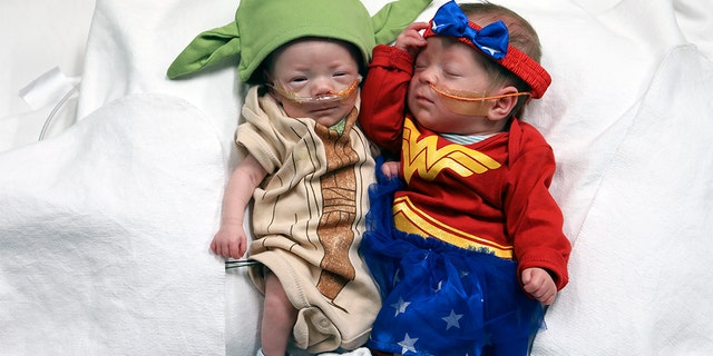 Look at the new power couple! Here’s Yoda and Wonder Woman! (Cook Children's)