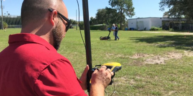 Researchers used ground penetrating radar to hunt the for the cemetery on the campus of King High School in Tampa.
