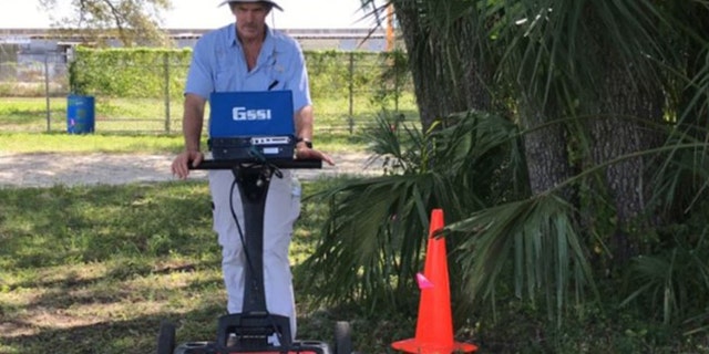 Ground-penetrating radar has been deployed in the search for the cemetery. (Hillsborough County Public Schools)