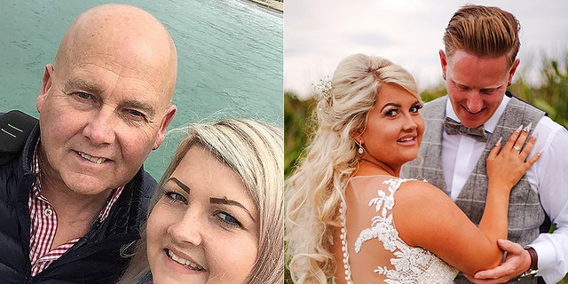 Charlotte Walton, 26, had hoped that her father Mick would be able to walk her down the aisle at her august wedding to now-husband Nick, but it "wasn't meant to be."