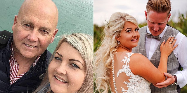 Charlotte Walton, 26, had hoped that her father Mick would be able to walk her down the aisle at her august wedding to now-husband Nick, but it "wasn't meant to be."