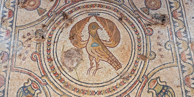 A mosaic Eagle, a symbol of the Byzantine Empire, was discovered at the site.