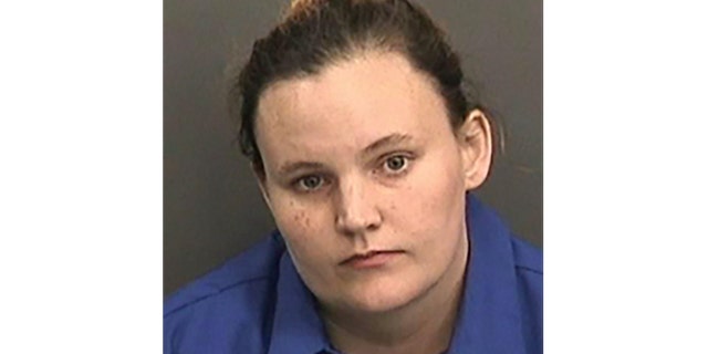This booking photo provided by Hillsborough County Sheriff's Office shows Marissa Mowry. The former live-in nanny has been sentenced to 20 years in prison for repeatedly sexually abusing a Florida child, and then giving birth to the boy’s son. Mowry, 28, was sentenced Wednesday, Oct. 16, 2019, as part of a deal in which she pleaded guilty to sexual battery charges. She also was designated a sexual predator. (Hillsborough County Sheriff's Office via AP)