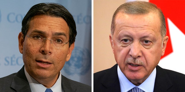 Israel’s Ambassador to the United Nations Danny Danon lashed out at Turkish President Recep Tayyip Erdogan in pointed remarks.