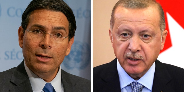 Israel’s Ambassador to the United Nations Danny Danon lashed out at Turkish President Recep Tayyip Erdogan in pointed remarks.