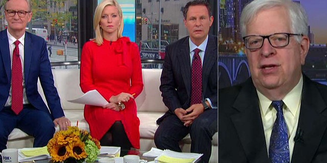 Dennis Prager talks to "Fox & Friends" in October 2019.