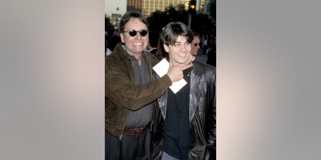John Ritter & son Jason Ritter during Westwood Premiere of