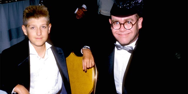 Ryan White and Elton John.