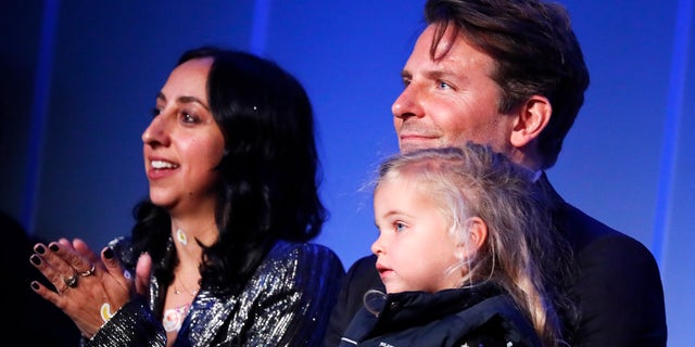 Bradley Cooper with Lea at the weekend event in D.C. (Paul Morigi/Getty Images)