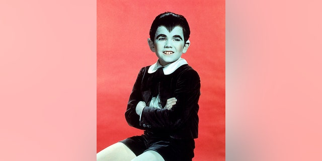 American actor Butch Patrick as Eddie Munster in the TV comedy horror series<br>
"The Munsters," circa 1965.
