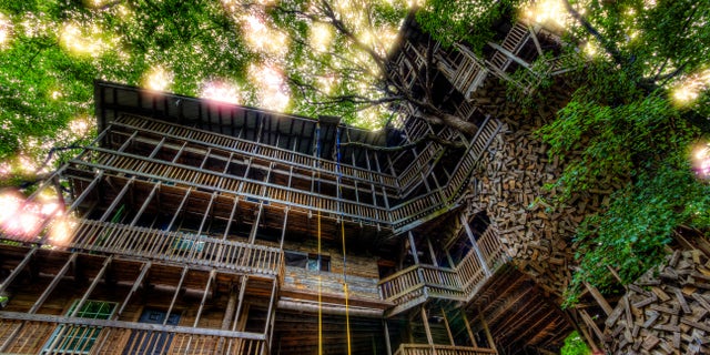 An image of the Minister's Treehouse in 2012.