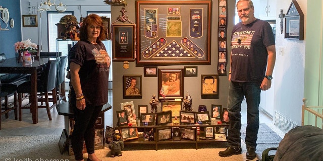 Sam and Keno Day talked about their son IT1 (IDW/EXW/FPJ) Jared Day, who was killed in Wardak Province, Afghanistan, on a helicopter call-signed Extortion 17. He was killed with 38 others, making it the single deadliest day for the Special Operations community since World War II. (Keith Sherman)