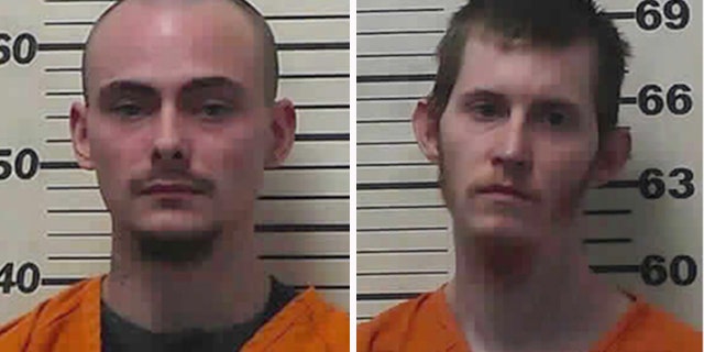 Warrants for Christopher Hall, left, and Mitchell Hinderliter were issued, the office added.