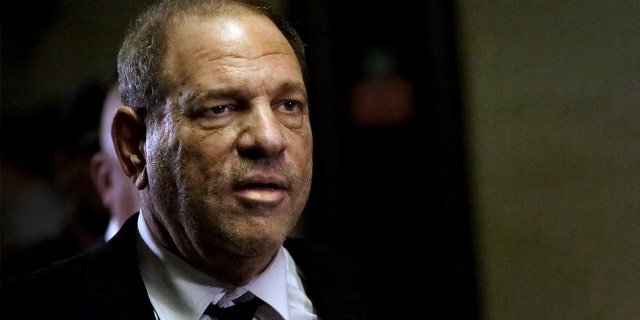 Harvey Weinstein leaves court after his arraignment over a new indictment for sexual assault on August 26, 2019 in New York City. The new charges against the movie mogul are from an indictment involving the actor Annabella Sciorra.