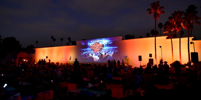 Hollywood Forever cemetery in Los Angeles often hosts movie nights or cultural events. In August 2018, guests watched the Netflix hit
