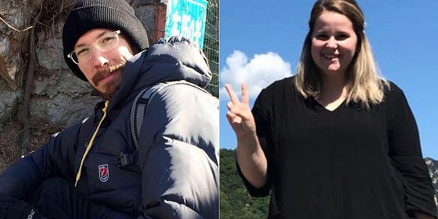 Jacob Harlan, left, and Alyssa Petersen, of the U.S.-based educational organization China Horizons, have been arrested in China. (Facebook/GoFundMe)