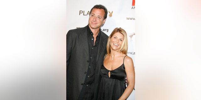 Actor Bob Saget and Actress Lori Loughlin arrive at the 