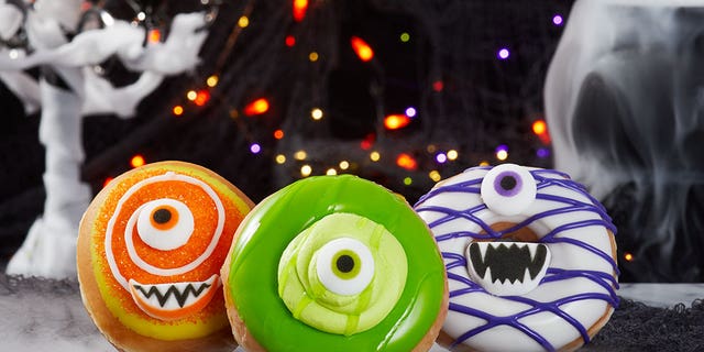   The three new donuts will be on menus throughout October. 