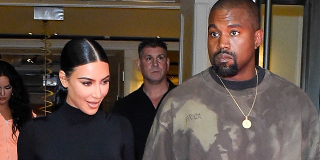 NEW YORK, NY - MAY 07: Kanye West and Kim Kardashian are seen outside the mark hotel on May 7, 2019 in New York City. (Photo by Raymond Hall/GC Images)