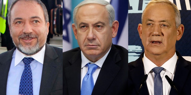 Avigdor Liberman, left, is reportedly set to meet with Israel's Prime Minister Benjamin Netanyahu on Thursday to discuss Liberman’s proposal for a unity government.