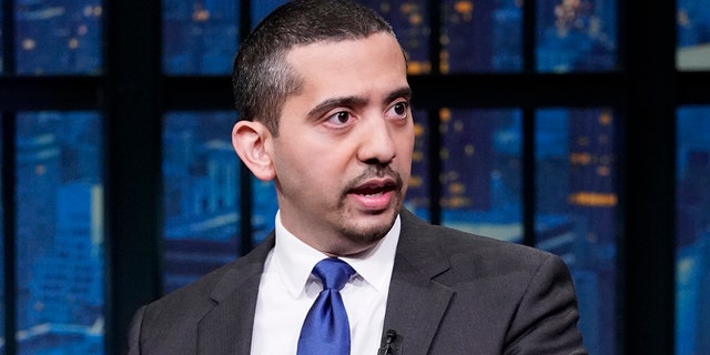 Mehdi Hasan during an interview with host Seth Meyers on December 5, 2018
