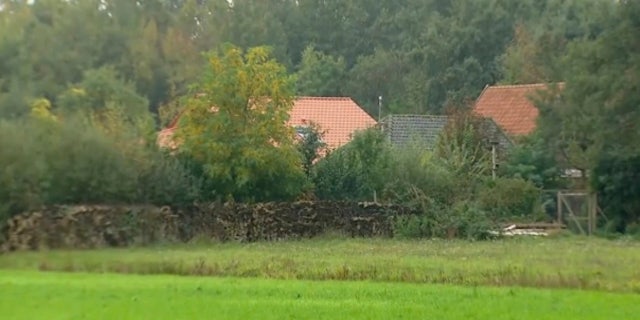 The small group of buildings after a family group were discovered to be living in secluded conditions in Ruinerwold, 80 miles northeast of Amsterdam.