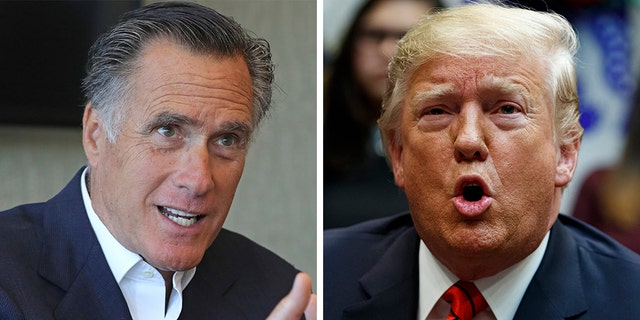 Mitt Romney and Donald Trump have become bitter political rivals over the years.