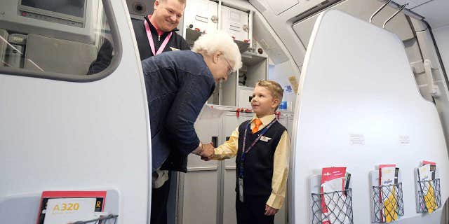 Allegiant said it was the first time a Make-A-Wish recipient asked to serve snacks on the flight.
