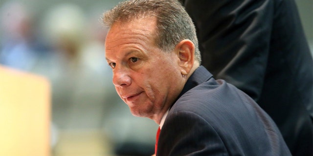 Former Broward County Sheriff Scott Israel appears before the Senate Rules Committee concerning his dismissal by Gov. Ron DeSantis, Monday, Oct. 21, 2019, in Tallahassee, Fla. (AP Photo/Steve Cannon)