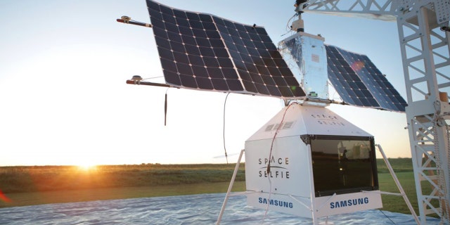 A Samsung pseudo space satellite crash-landed on a farm in Michigan.