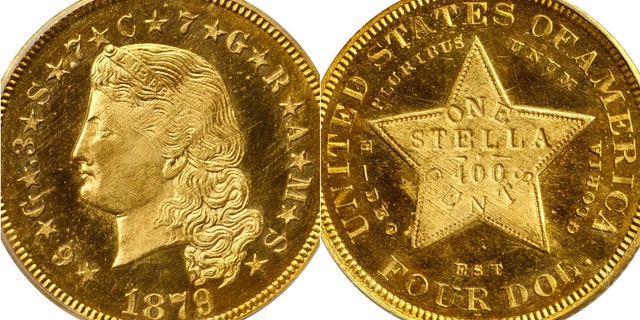 The Stella coin is valued at $200,000, but could sell for $1 million, according to auction house Stack's Bowers Galleries.