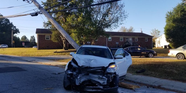 Investigators said no one was hurt in the accident on Friday morning.