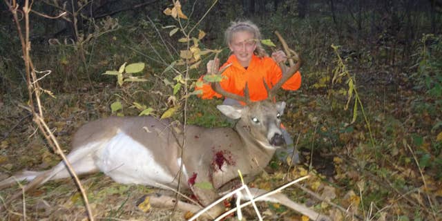“It was my first deer and my first time going out hunting with me shooting,
