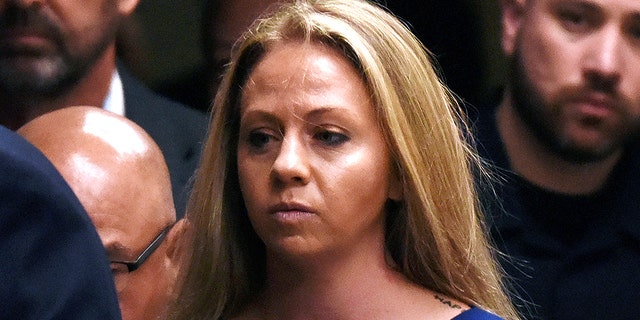 A Texas court is scheduled to hear arguments Tuesday on overturning the conviction of Guyger, who was sentenced to prison for fatally shooting her neighbor in his home. (REUTERS/Jeremy Lock, File)