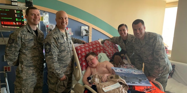 John Francis Hoague-Rivette, 11, was diagnosed in May with a grade 3 Glioma tumor on his brain stem after experiencing months of mysteriosus symptoms.