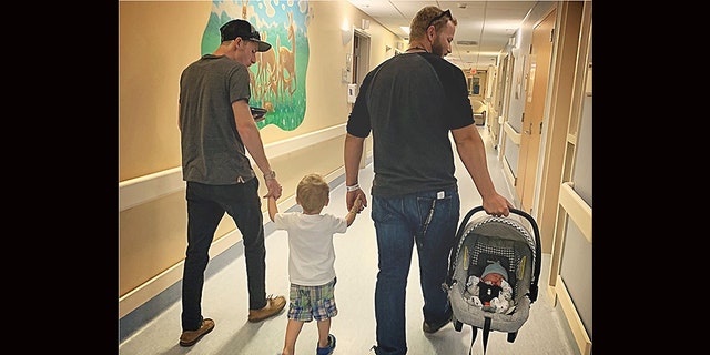 Two months ago, Madison Holley and fiancé Cody Pietz welcomed their first child, a baby boy named Waylon. The new mom, who shares son Cade, 3, with her former partner Tyler Mcilveen, quietly took a photo from behind as her toddler happily walked hand-in-hand with his father and Pietz. 