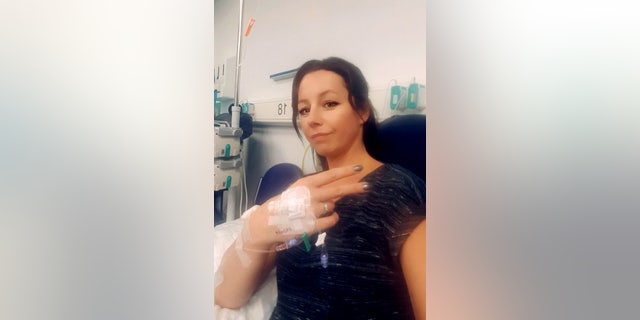She is currently cancer-free but undergoes immunotherapy every four weeks to cut down chances of recurrence.