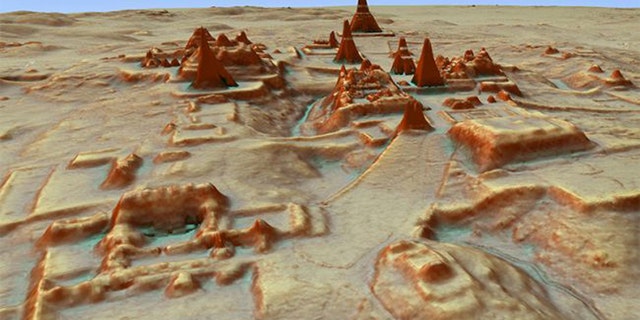 In 2018, archaeologists bathed part of a Guatemalan forest in laser beams to reveal the profile of a hidden, ancient metropolis. Now, researchers at a nonprofit called The Earth Archive would like to use this method again to map the entire land area of the Earth. (Credit: Luke Auld-Thomas and Marcello A. Canuto)