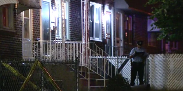 The scene where the shooting unfolded Monday in northeast Philadelphia. (Fox 29)