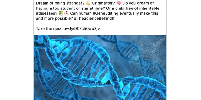 An image from Monday, Sept, 30, shows a tweet posted by the National Academy of Sciences that was later removed after criticism arose. (AP Photo)