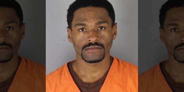 Dwight Pierre Lewis, 31, of Richfield, Minn., is accused of punching a Trump supporter outside a Minneapolis rally, resulting in stitches for the victim, authorities say. (Hennepin County District Attorney)