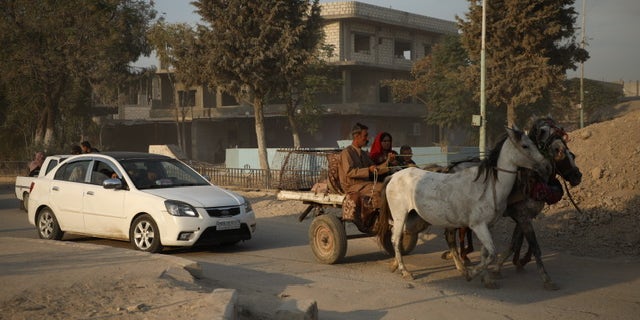 Kurdish Syrians fleeing as Turkish incursion begins