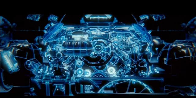 A recent Ford advertisement included an image of what may be a hybrid-powered Mustang.
