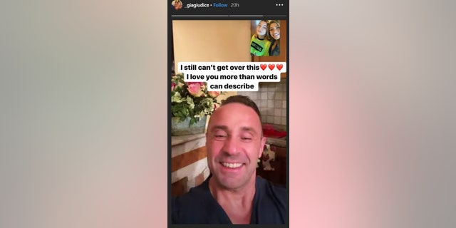 Gia Giudice shared a photo her dad, Joe, on Instagram Story.