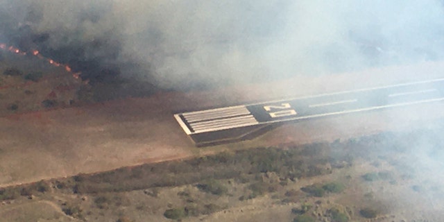 The Maui Fire Department believes the fire started in Kahana, “just above the airport."